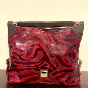 Dooney & Bourke Large Handbag Animal/Zebra Print